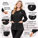 M&M SCRUBS Women’s Scrub Jacket - Image 4