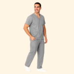 M&M Scrubs Men’s Medical Scrub Set – Top & Pants - Image 2
