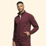 M&M Scrubs Men’s Cool Stretch Zip-Up Scrub Jacket - Image 2