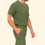 M&M Scrubs Men’s Luxe Stretch Jogger Scrub Set - Image 2