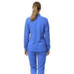 M&M Scrubs Women’s Raglan Zip-Front Warm-Up Jacket – 4-Way Stretch Medical Scrub Jacket - Image 4