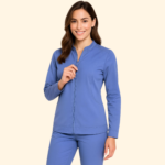 M&M Scrubs Women’s Ultra Soft Zip Scrub Jacket - Image 2