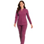 M&M Scrubs Women’s Ultra Soft Zip Scrub Jacket - Image 3