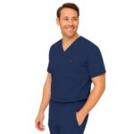 M&M SCRUBS Men's Jogger Scrub Set – Luxe Stretch Medical Uniform, V-Neck Scrubs Top & Jogger Pants - Image 5