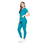 M&M SCRUBS Women’s Ultra Stretch Jogger Scrub Set – 6 Pockets - Image 3