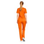 M&M Scrubs Women’s V-Neck Scrub Set – Soft Poly-Cotton - Image 4