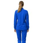 M&M SCRUBS Women’s Full Zip Scrub Jacket – 4-Way Stretch Warm-Up Jacket with Stand Collar, Moisture-Wicking - Image 3