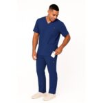 M&M Scrubs Men’s V-Neck Medical Scrub Set - Image 3