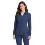 M&M SCRUBS Women’s Zip Front Scrub Jacket – 4-Way Stretch, Moisture Wicking Warm-Up Medical Jacket - Image 6