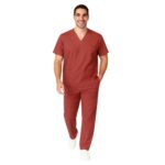 M&M Scrubs Men’s Medical Scrub Set – Top & Pants - Image 3