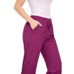 M&M SCRUBS Women’s Modern Fit Scrub Pants – High Rise Stretch Drawstring Medical Uniform Bottoms - Image 3