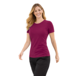 M&M SCRUBS Women's Short Sleeve Round-Neck T-Shirt Under Scrub - Image 2