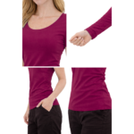 M&M SCRUBS Women's Short Sleeve Round-Neck T-Shirt Under Scrub - Image 5