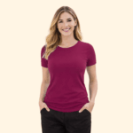 M&M Scrubs Women’s Round Neck Short Sleeve Under Scrub Tee