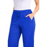 M&M SCRUBS Women’s Modern Fit Scrub Pants – High Rise Stretch Drawstring Medical Uniform Bottoms - Image 8