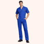 M&M Scrubs Men’s Long Sleeve Work Coveralls – 6 Pockets