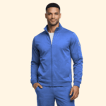 M&M Scrubs Men’s Cool Stretch Zip-Up Scrub Jacket